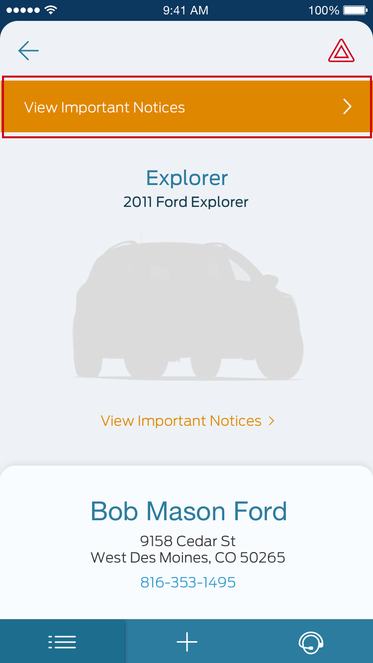 How To Find Ford Vehicle Recall Notices On The Fordp Android Ios